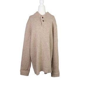 L.L. Bean Men's Crewneck Sweater - Beige